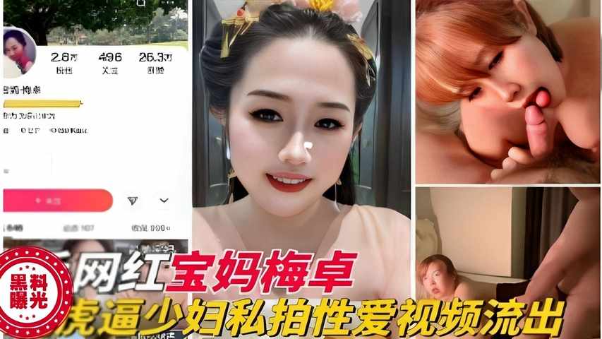 网红宝妈梅卓虎逼少妇私拍性爱视频流出