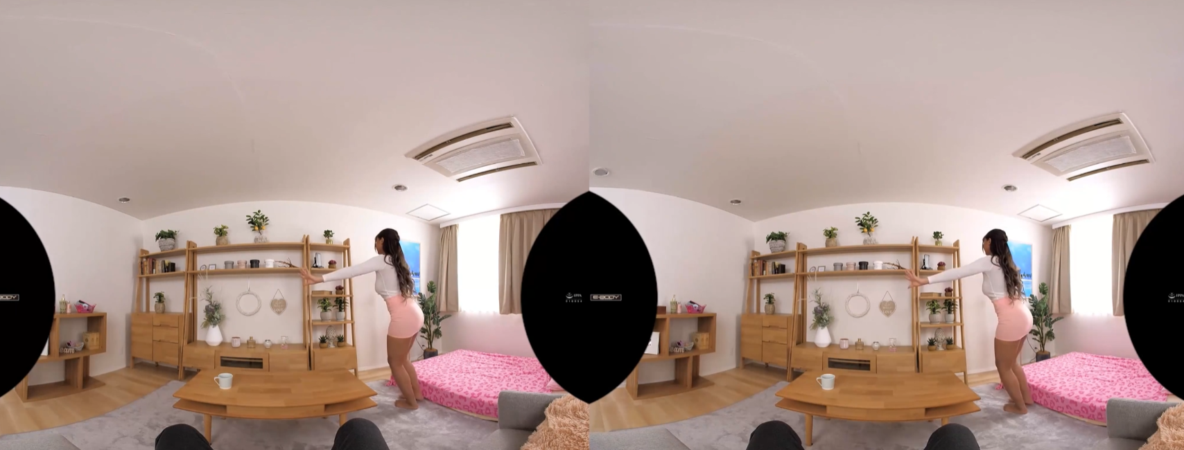 EBVR-070 [VR] 我的女友是热门科技高手 - 专门按摩和按摩 H 罩杯乳房的同居 VR - cd1