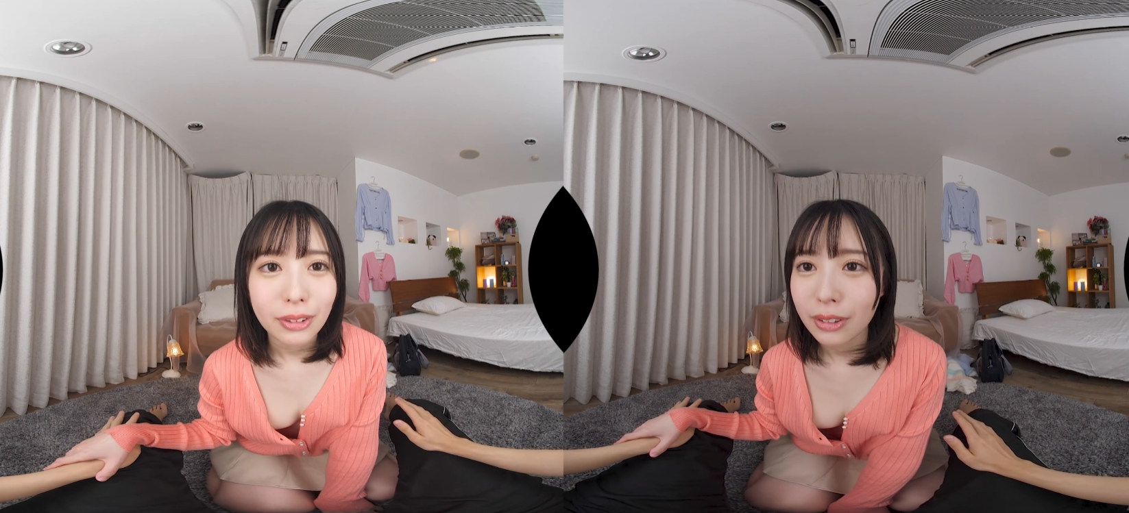 AJVR-156 [VR] 似乎喜欢我的表弟穿着无胸罩衣服不断露出乳头来诱惑我 - CD1