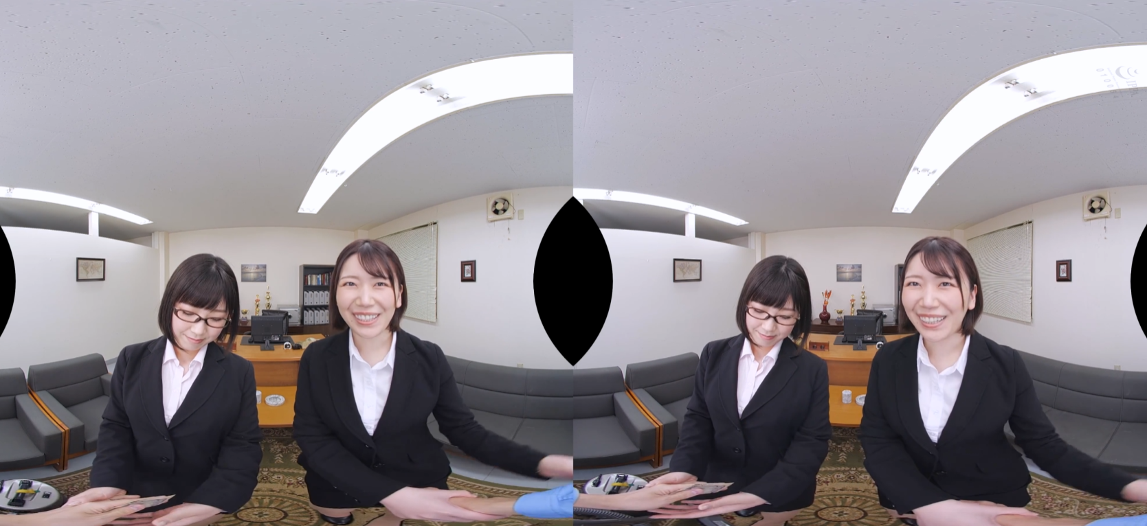 HUNVR-148 [VR] 我以时薪1000日元让职业女性感觉良好的杆子开始了工作。建筑清洁工-cd2