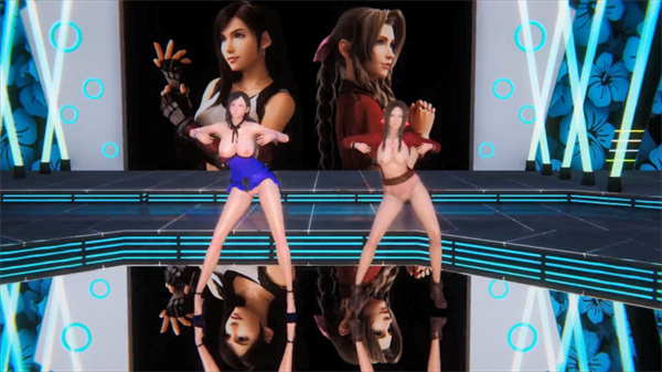 [MMD] GIRL&#039;S DAY - SOMETHING Tifa Aerith FF7 Remake Uncensored 3D Erotic Dance