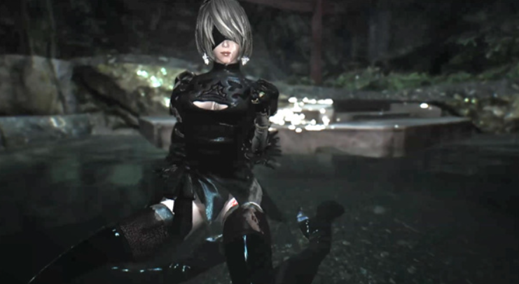 Skyrim Chaurus and 2B Porn