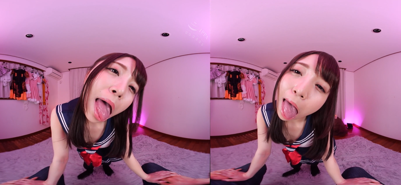 BIBIVR-082 [VR] 与用终极舌头技术吸吮脸部的“舔专家健康”No.1女孩的粘膜性交 - CD5